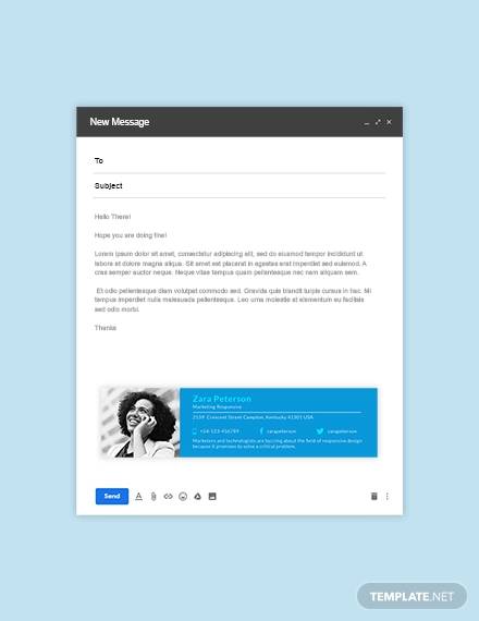 marketing responsive email signature