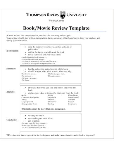 FREE 8 Film Review Templates In MS Word PDF