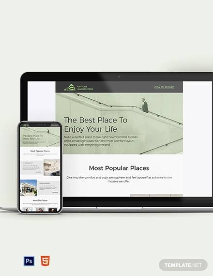 real estate agency newsletter template