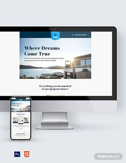 real estate newsletter template