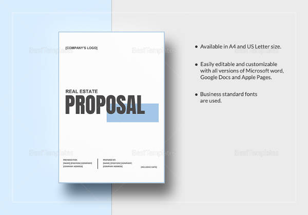 real estate proposal template