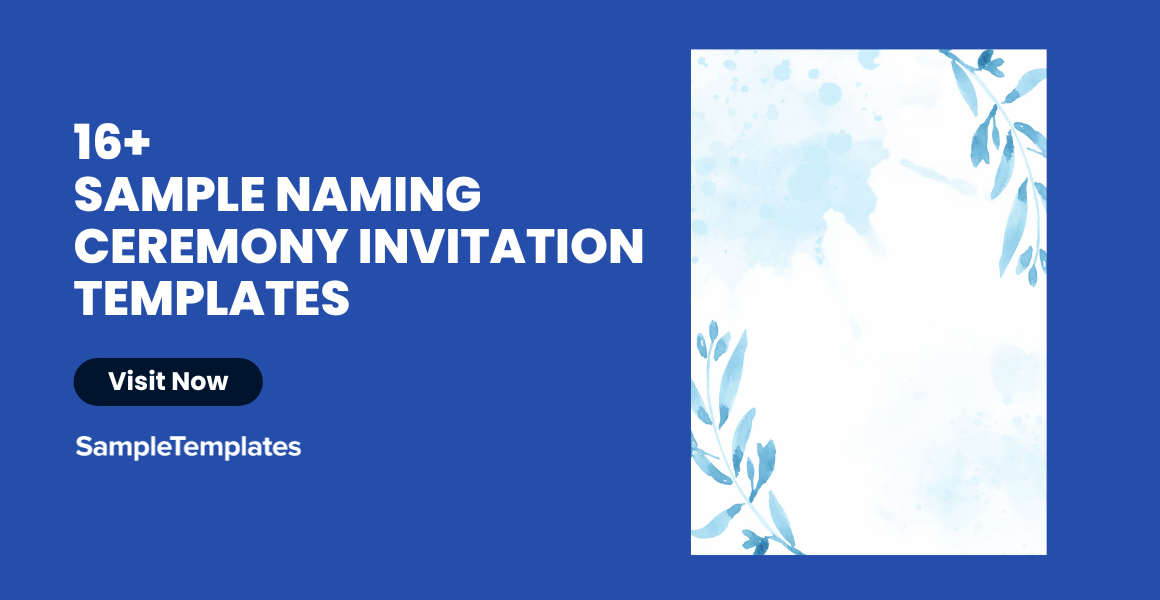 sample naming ceremony invitation templates