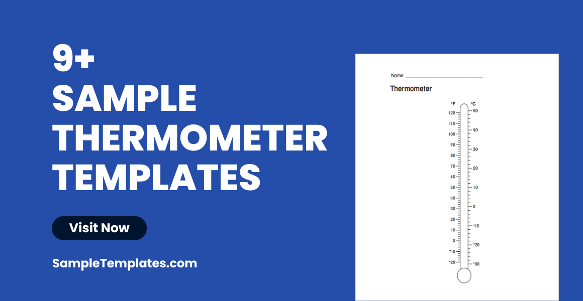 sample thermometer templates