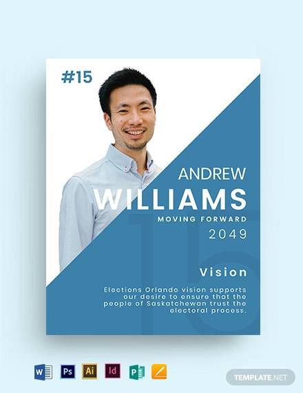 vision political flyer template