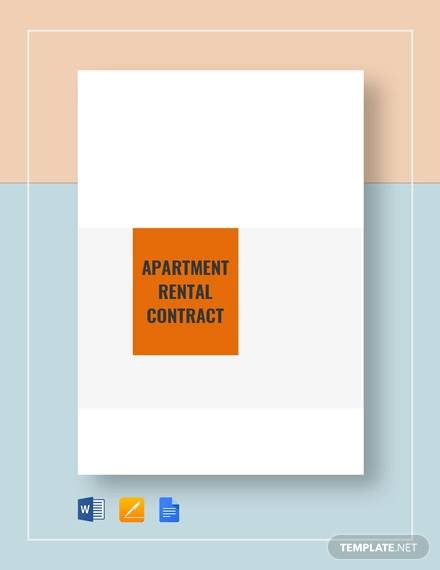 apartment rental contract