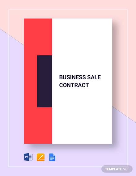 business sales contract