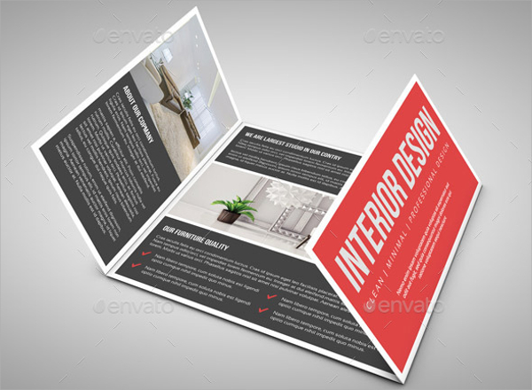 Gate Fold Brochure Template