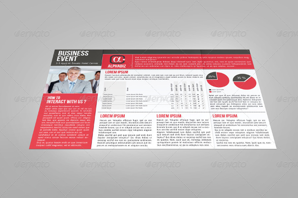 marketing gate fold brochure mockup