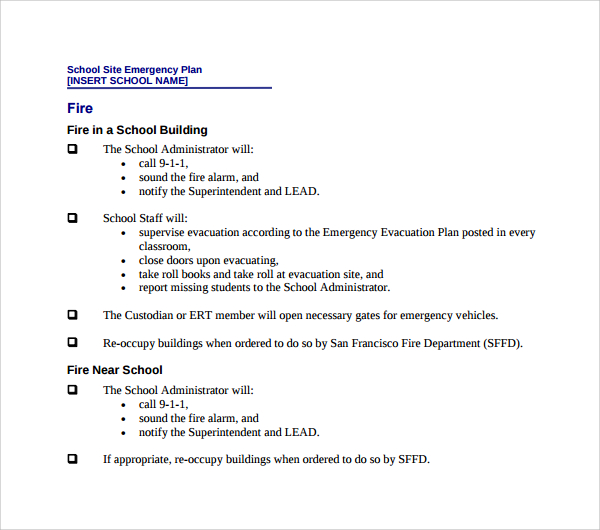 Free Site Plan Template
