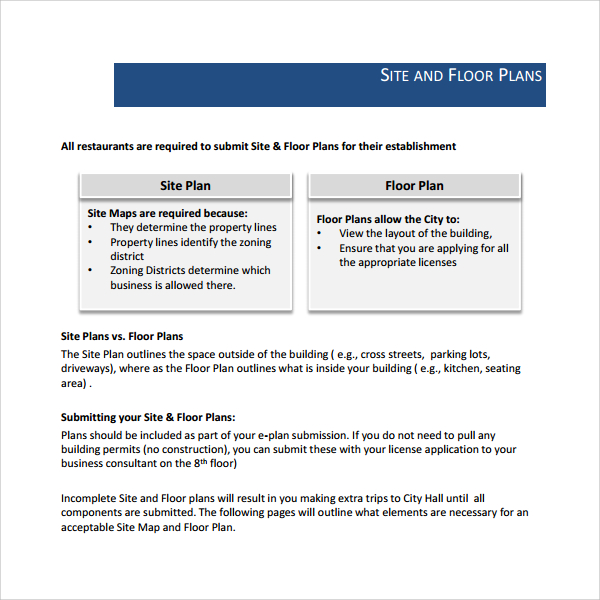 FREE 9+ Sample Site Plan Templates in PDF MS Word