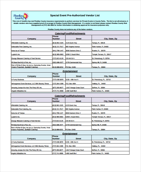 free-6-sample-vendor-list-templates-in-pdf