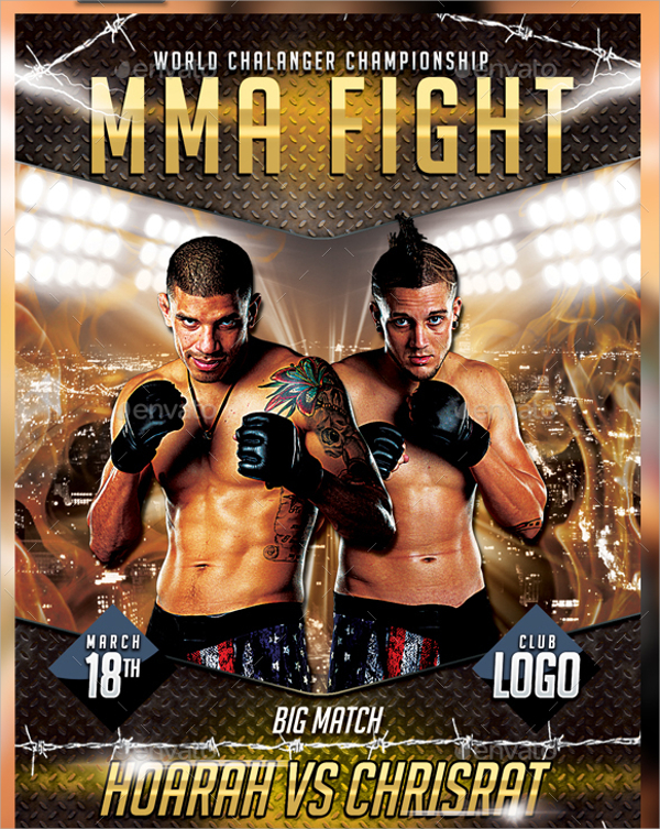 15+ UFC Flyer Templates Sample Templates