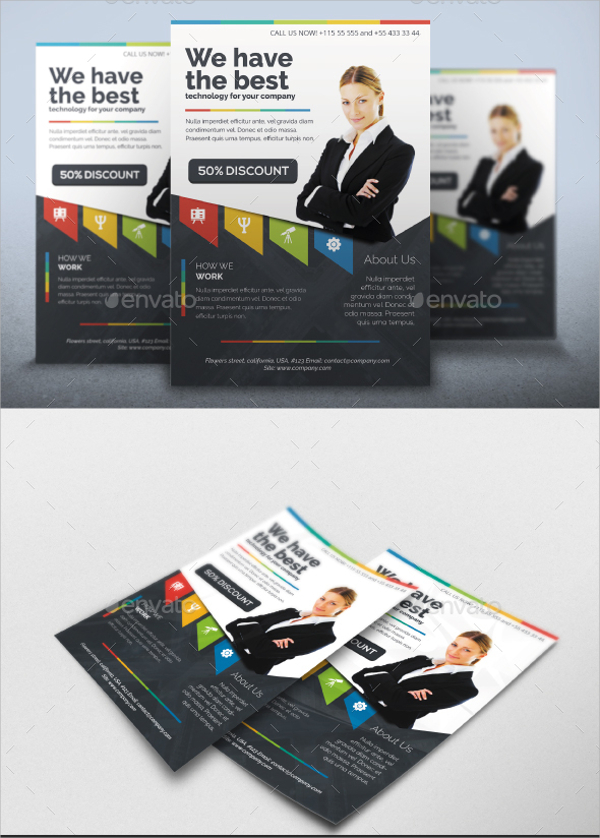 multipurpose emerald flyer template