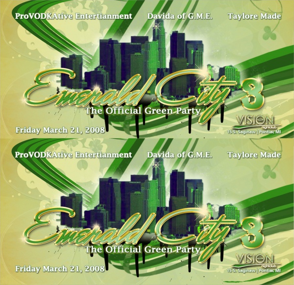 emerald city flyer templates