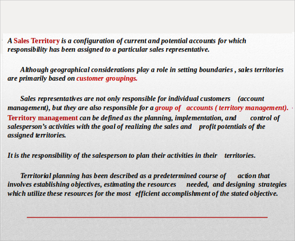 powerpoint territory plan template