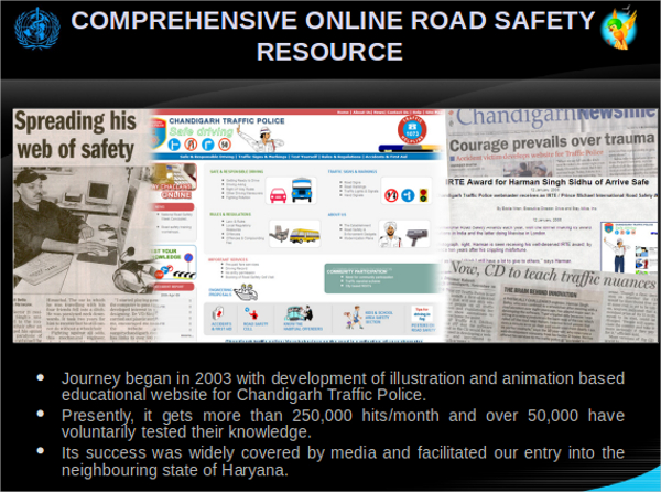road safety powerpoint template