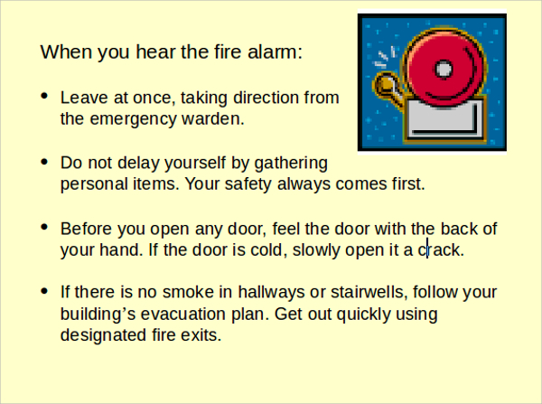 fire safety powerpoint template