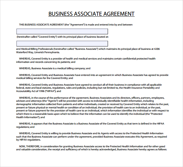 Business Partnership Contract Template Free