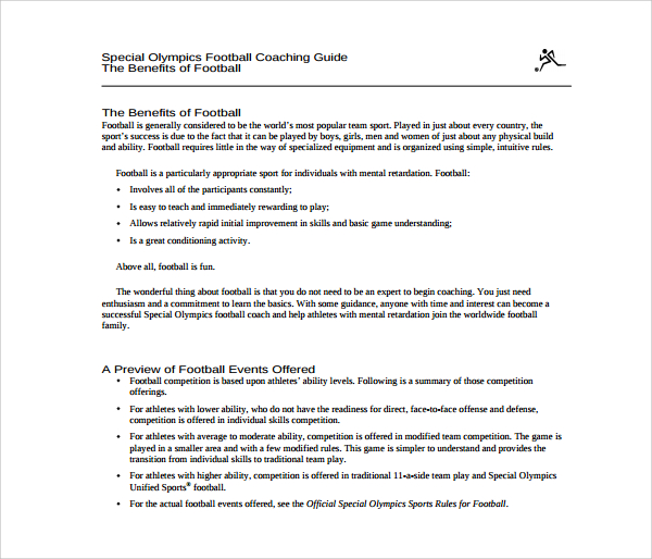 soccer coaching plan template