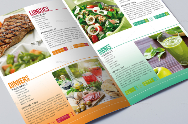 healthy food brochure