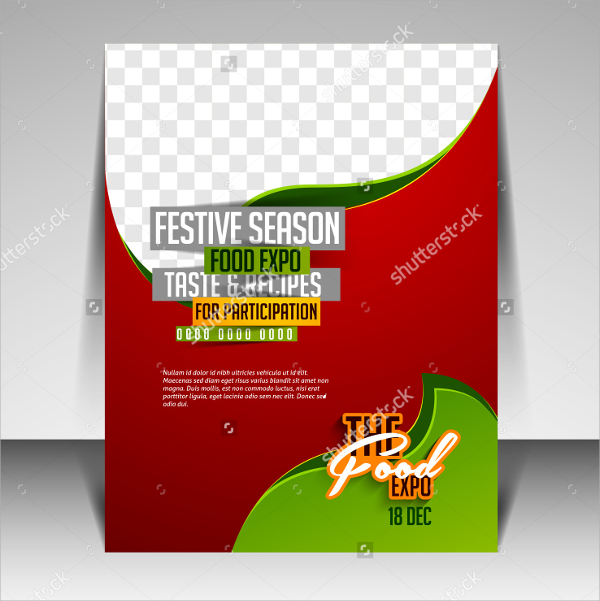 food brochure design