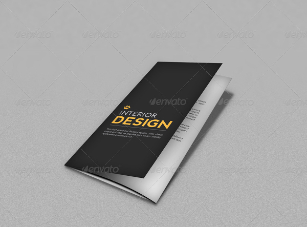 trifold promotional brochure