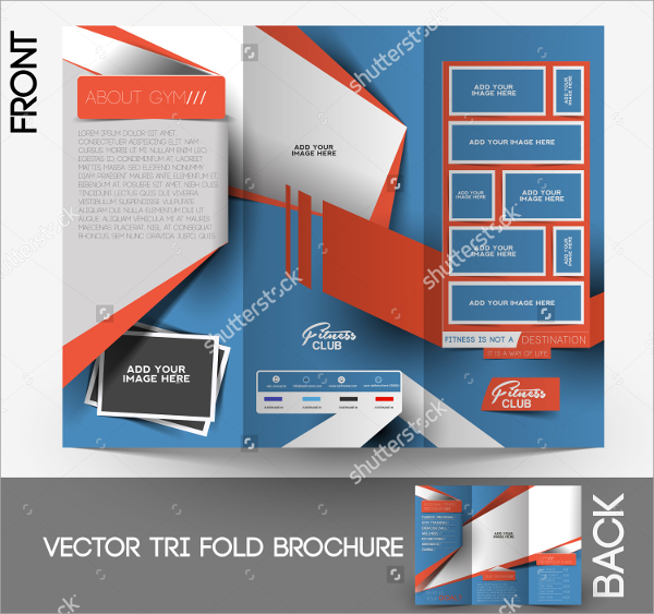 fitness brochure design