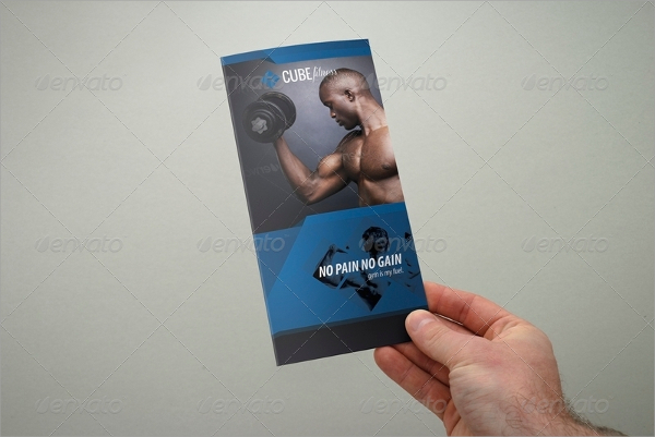 print ready fitness center brochure