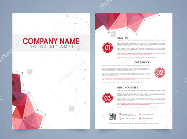professional web flyer template