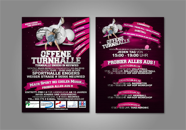 sports event flyer