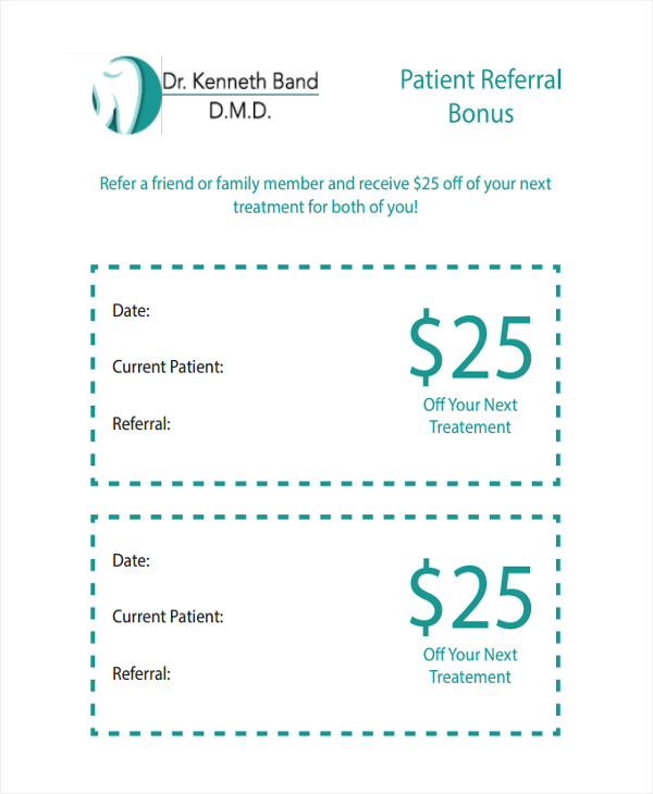 patient referral coupon template1
