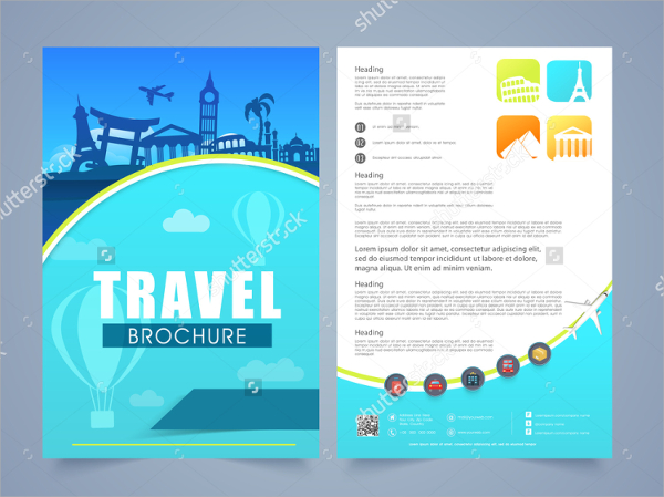 tourism business advertising brochure