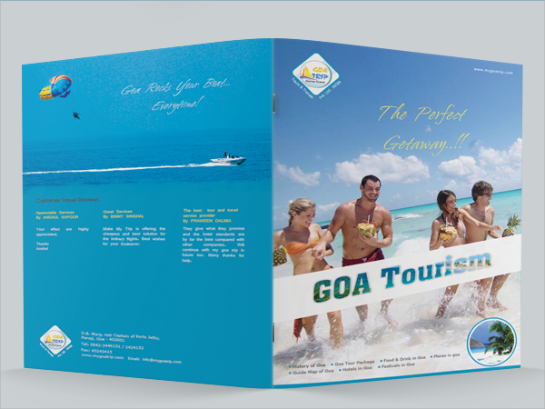 simple tourism brochure