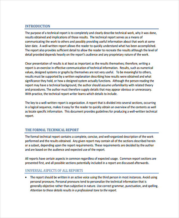 Fault Report Template Word