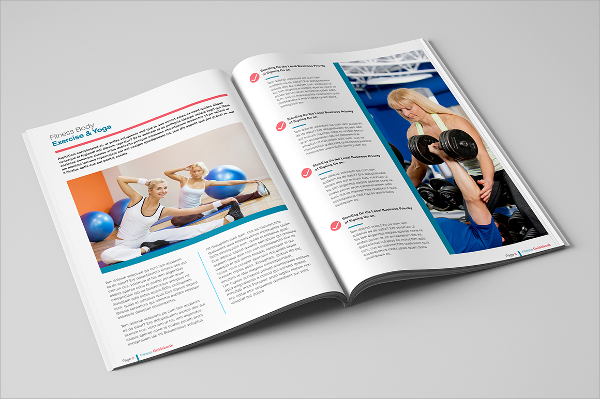 fitness guide brochure template