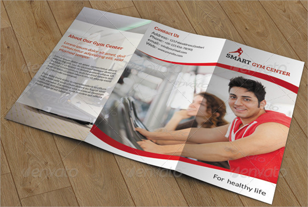 tri fold fitness brochure