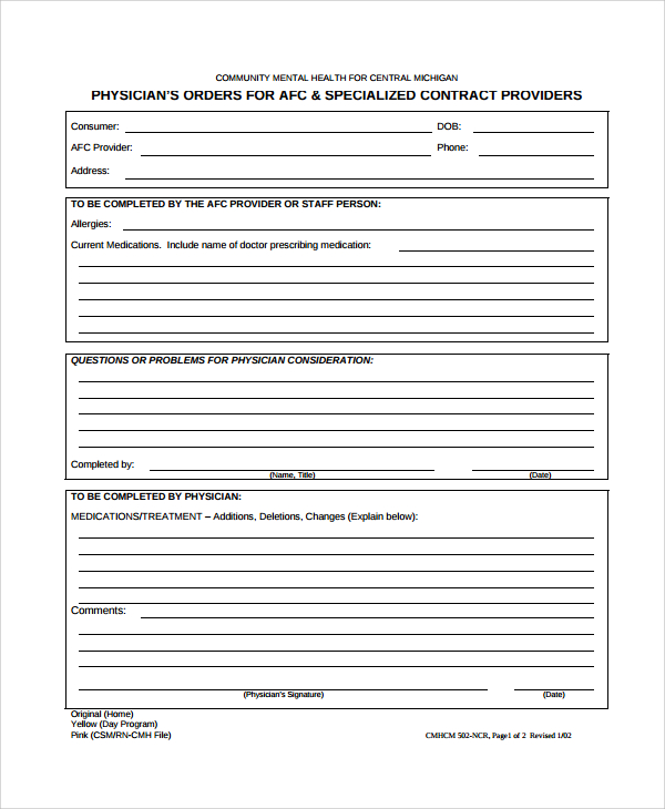 doctor sign in sheet template