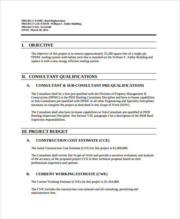 roofing estimate invoice template