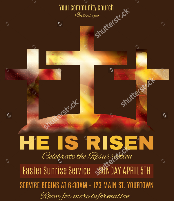 risen church flyer