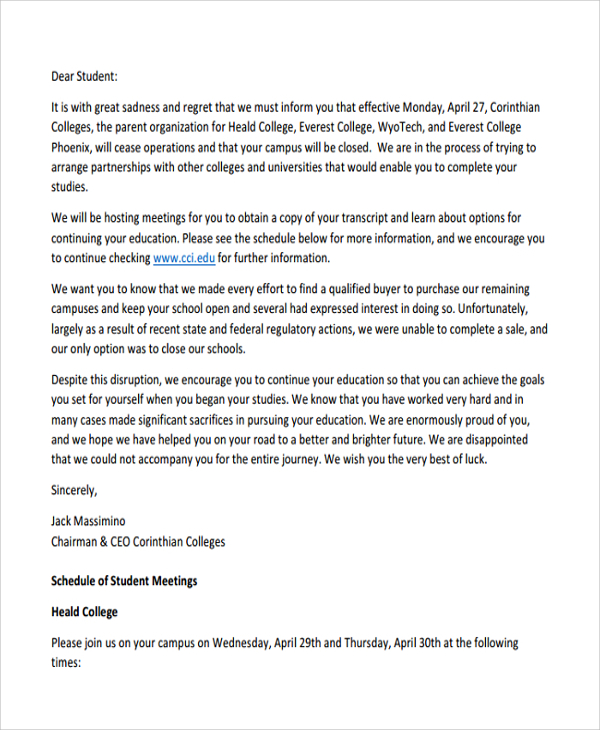 Labace Sample Letter Of Encouragement To College Stud - vrogue.co