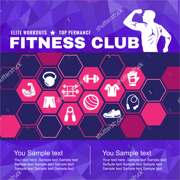 free fitness club brochure template microsoft word
