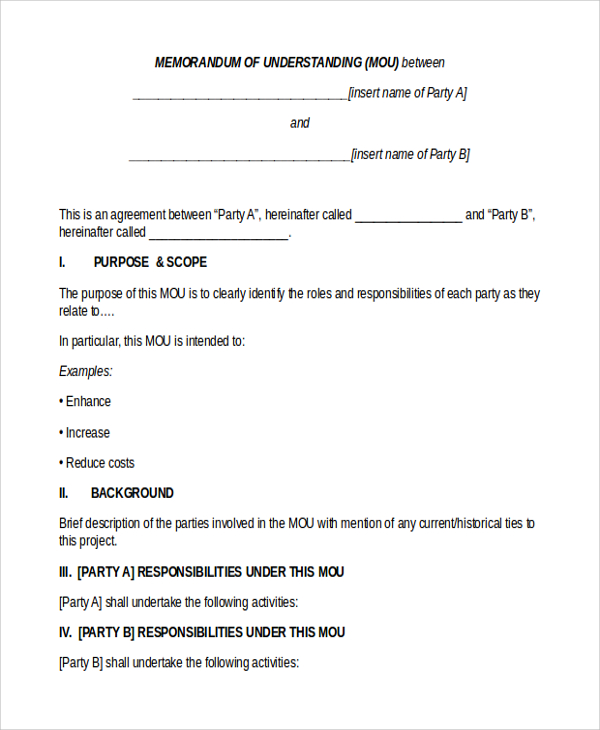 FREE 9  Sample Two Party Contract Templates in PDF MS Word