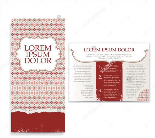 tri fold brochure template 