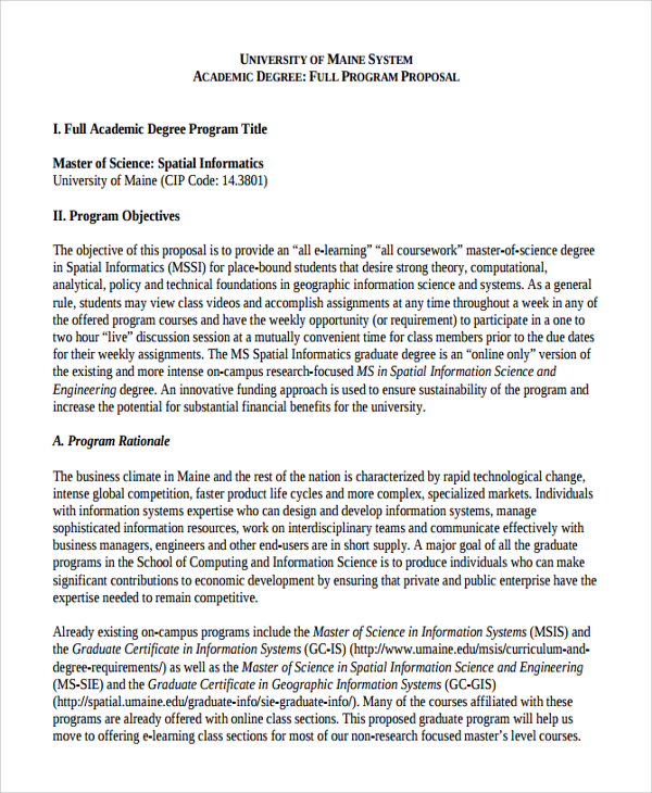 12 Academic Proposal Templates Sample Templates