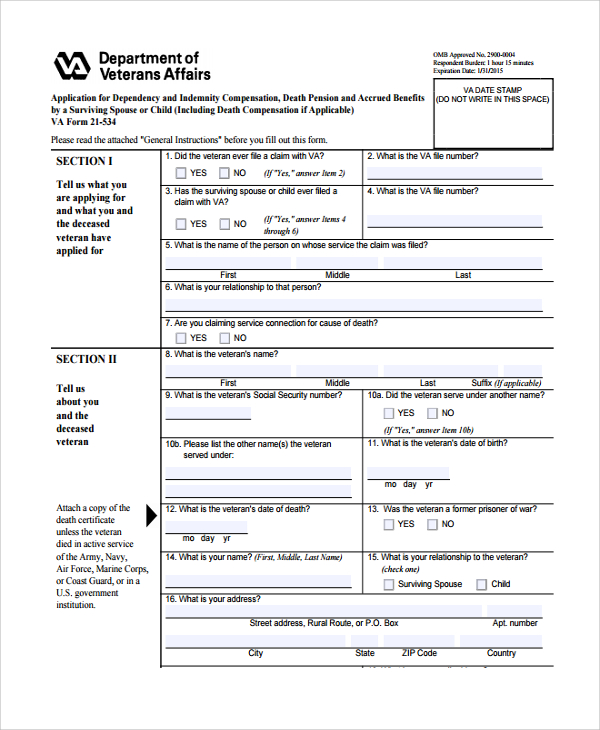 basic attendance allowance form