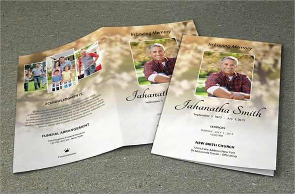 FREE 12 Sample Obituary Program Templates In PDF PSD MS Word AI 