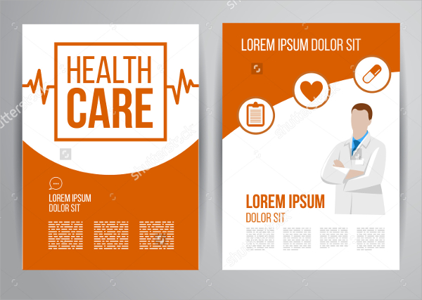 simple hospital flyer template