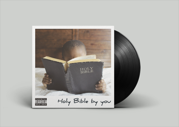 vinyl album cover template psd