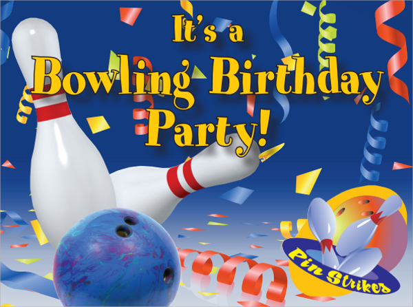 printable bowling invitations template