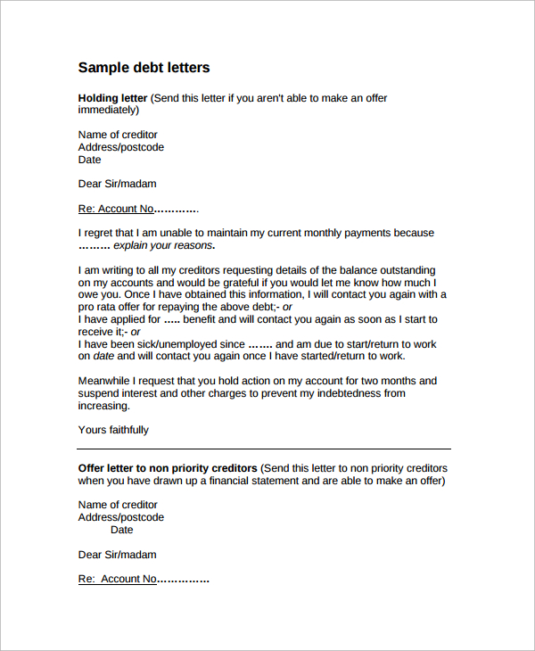 citizens advice letter